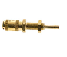 Messing DN 2.7 (Micro) Luchtkoppeling Snelkoppeling 3 mm Slangpilaar Schotkoppeling Double Shut-Off