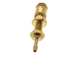 Messing DN 2.7 (Micro) Luchtkoppeling Snelkoppeling 3 mm Slangpilaar Schotkoppeling Double Shut-Off
