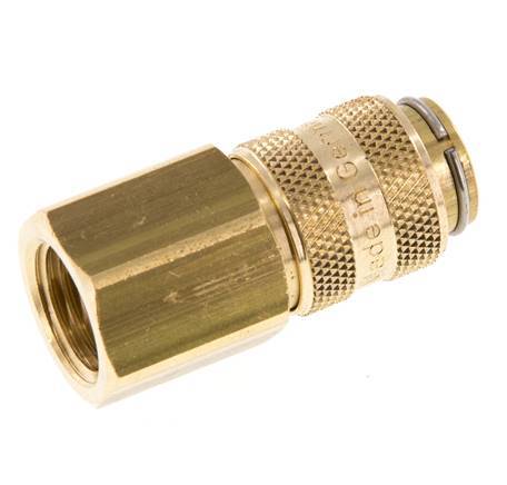 Messing DN 5 Luchtkoppeling Snelkoppeling G 1/4 inch Binnendraad