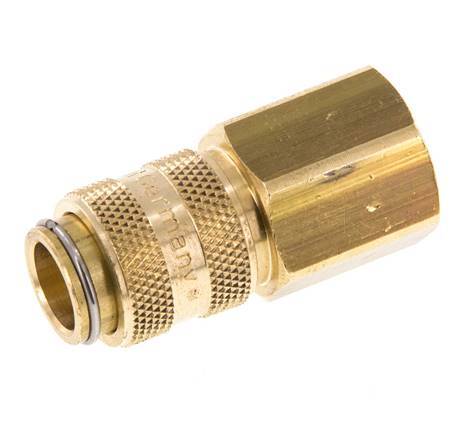 Messing DN 5 Luchtkoppeling Snelkoppeling G 1/4 inch Binnendraad