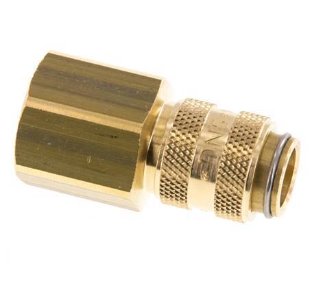 Messing DN 5 Luchtkoppeling Snelkoppeling G 3/8 inch Binnendraad