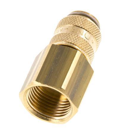 Messing DN 5 Luchtkoppeling Snelkoppeling G 3/8 inch Binnendraad