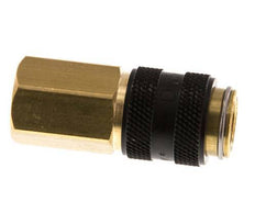 Messing DN 5 Zwart Luchtkoppeling Snelkoppeling G 1/8 inch Binnendraad