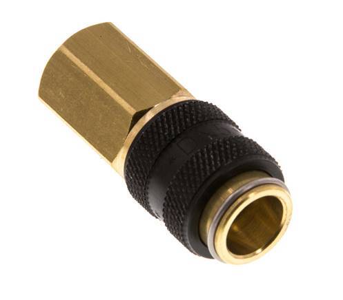 Messing DN 5 Zwart Luchtkoppeling Snelkoppeling G 1/8 inch Binnendraad