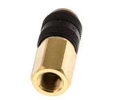 Messing DN 5 Zwart Luchtkoppeling Snelkoppeling G 1/8 inch Binnendraad