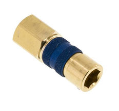 Messing DN 5 Blauw-Coded Luchtkoppeling Snelkoppeling G 1/4 inch Binnendraad