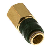 Messing DN 5 Groen Luchtkoppeling Snelkoppeling G 1/4 inch Binnendraad