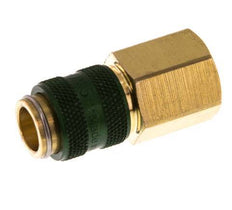 Messing DN 5 Groen Luchtkoppeling Snelkoppeling G 1/4 inch Binnendraad