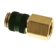 Messing DN 5 Groen Luchtkoppeling Snelkoppeling G 1/4 inch Binnendraad