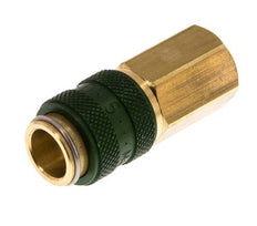 Messing DN 5 Groen Luchtkoppeling Snelkoppeling G 1/8 inch Binnendraad