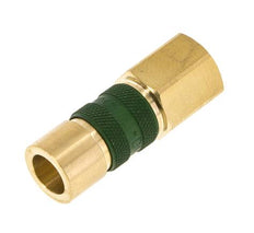 Messing DN 5 Groen-Coded Luchtkoppeling Snelkoppeling G 1/4 inch Binnendraad