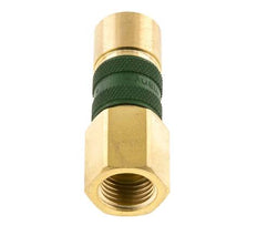 Messing DN 5 Groen-Coded Luchtkoppeling Snelkoppeling G 1/4 inch Binnendraad