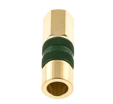 Messing DN 5 Groen-Coded Luchtkoppeling Snelkoppeling G 1/8 inch Binnendraad
