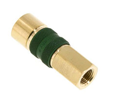 Messing DN 5 Groen-Coded Luchtkoppeling Snelkoppeling G 1/8 inch Binnendraad