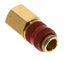 Messing DN 5 Rood Luchtkoppeling Snelkoppeling G 1/4 inch Binnendraad