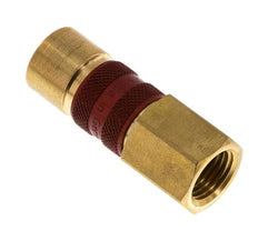Messing DN 5 Rood-Coded Luchtkoppeling Snelkoppeling G 1/4 inch Binnendraad
