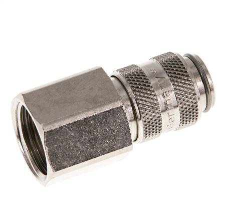 Vernikkeld Messing DN 5 Luchtkoppeling Snelkoppeling G 3/8 inch Binnendraad