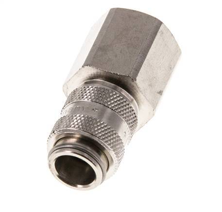 Vernikkeld Messing DN 5 Luchtkoppeling Snelkoppeling G 3/8 inch Binnendraad