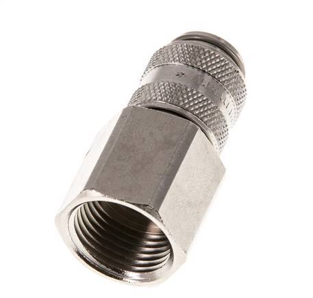 Vernikkeld Messing DN 5 Luchtkoppeling Snelkoppeling G 3/8 inch Binnendraad