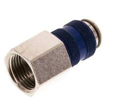 Vernikkeld Messing DN 5 Blauw Luchtkoppeling Snelkoppeling G 3/8 inch Binnendraad