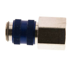 Vernikkeld Messing DN 5 Blauw Luchtkoppeling Snelkoppeling G 3/8 inch Binnendraad