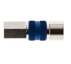 Vernikkeld Messing DN 5 Blauw-Coded Luchtkoppeling Snelkoppeling G 1/8 inch Binnendraad