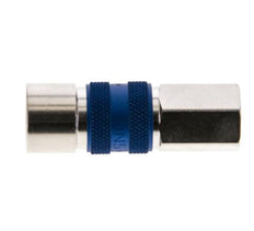 Vernikkeld Messing DN 5 Blauw-Coded Luchtkoppeling Snelkoppeling G 1/8 inch Binnendraad