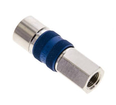 Vernikkeld Messing DN 5 Blauw-Coded Luchtkoppeling Snelkoppeling G 1/8 inch Binnendraad