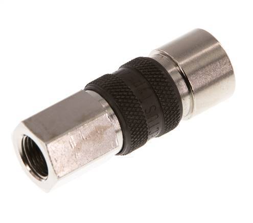 Nickel-plated Brass DN 5 Brown-Coded Air Coupling Socket G 1/8 inch Female