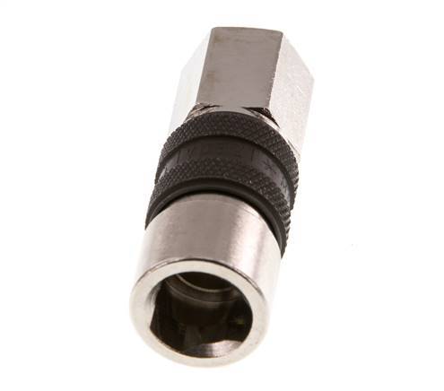 Vernikkeld Messing DN 5 Bruin-Coded Luchtkoppeling Snelkoppeling G 1/8 inch Binnendraad