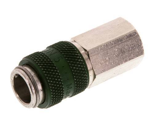 Vernikkeld Messing DN 5 Groen Luchtkoppeling Snelkoppeling G 1/8 inch Binnendraad