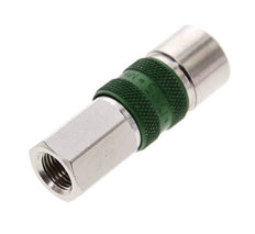 Vernikkeld Messing DN 5 Groen-Coded Luchtkoppeling Snelkoppeling G 1/8 inch Binnendraad