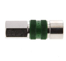 Vernikkeld Messing DN 5 Groen-Coded Luchtkoppeling Snelkoppeling G 1/8 inch Binnendraad