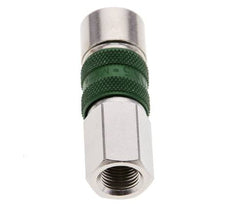 Vernikkeld Messing DN 5 Groen-Coded Luchtkoppeling Snelkoppeling G 1/8 inch Binnendraad