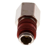 Vernikkeld Messing DN 5 Rood Luchtkoppeling Snelkoppeling G 3/8 inch Binnendraad Double Shut-Off