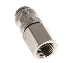 Vernikkeld Messing DN 5 Luchtkoppeling Snelkoppeling G 1/4 inch Binnendraad Double Shut-Off