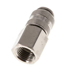 Vernikkeld Messing DN 5 Luchtkoppeling Snelkoppeling G 1/4 inch Binnendraad Double Shut-Off