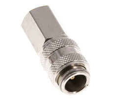 Vernikkeld Messing DN 5 Luchtkoppeling Snelkoppeling G 1/8 inch Binnendraad Double Shut-Off