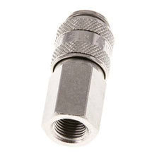 Vernikkeld Messing DN 5 Luchtkoppeling Snelkoppeling G 1/8 inch Binnendraad Double Shut-Off