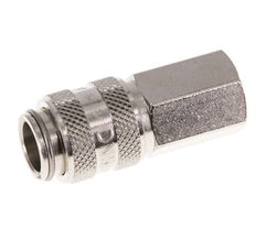 Vernikkeld Messing DN 5 Luchtkoppeling Snelkoppeling G 1/8 inch Binnendraad Double Shut-Off