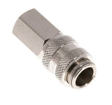 Vernikkeld Messing DN 5 Luchtkoppeling Snelkoppeling G 1/8 inch Binnendraad Double Shut-Off