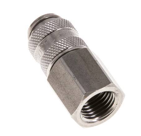 RVS DN 5 Luchtkoppeling Snelkoppeling G 1/4 inch Binnendraad