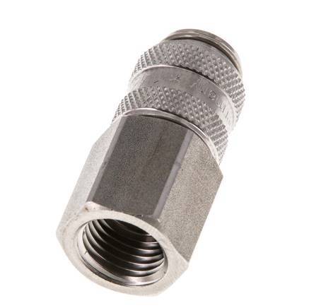 RVS DN 5 Luchtkoppeling Snelkoppeling G 1/4 inch Binnendraad