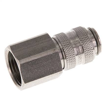 RVS DN 5 Luchtkoppeling Snelkoppeling G 3/8 inch Binnendraad