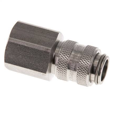 RVS DN 5 Luchtkoppeling Snelkoppeling G 3/8 inch Binnendraad