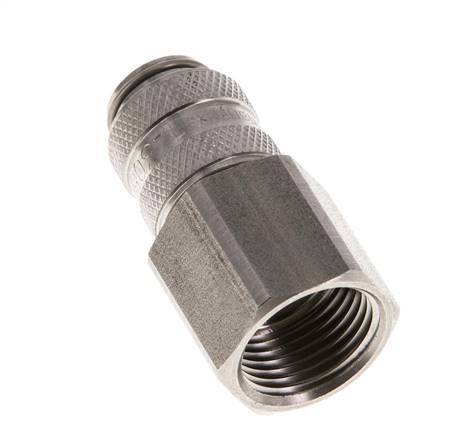 RVS DN 5 Luchtkoppeling Snelkoppeling G 3/8 inch Binnendraad