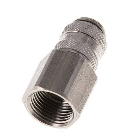 RVS DN 5 Luchtkoppeling Snelkoppeling G 3/8 inch Binnendraad