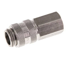 RVS DN 5 Luchtkoppeling Snelkoppeling G 1/8 inch Binnendraad Double Shut-Off