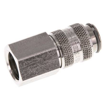 RVS 316L DN 5 Luchtkoppeling Snelkoppeling G 1/4 inch Binnendraad