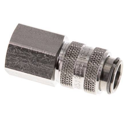 RVS 316L DN 5 Luchtkoppeling Snelkoppeling G 1/4 inch Binnendraad